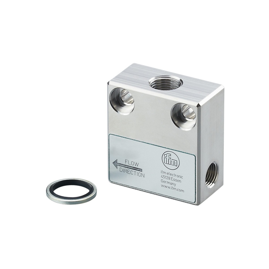 IFM E40434 Procesadapter voor kleine doorstroomhoeveelheden