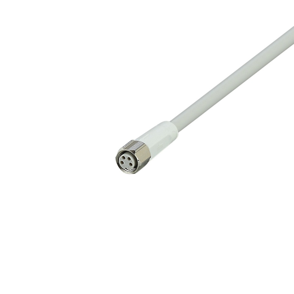 [EVF134] IFM EVF134 M8 4-draads connector open eind vetbestendig