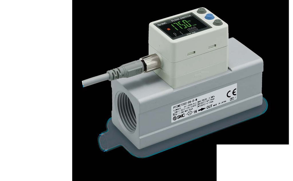 [PF2MC7102-F04-F] SMC PF2MC7102-F04-F debietmeter 10-1000l/min 1/2"
